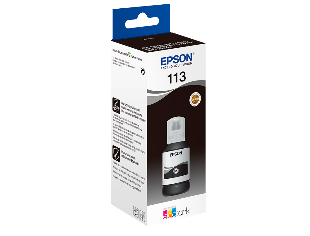 TINTEIRO EPSON ECOTANK 113 SERIES PRETO