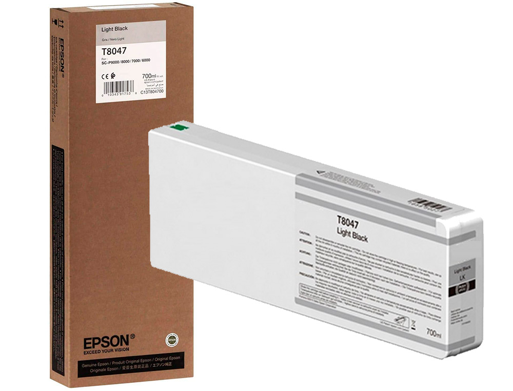 TINTEIRO EPSON GF SURECOLOR SERIE SC-P CINZA ULTRACHROME HDX/HD 700ML