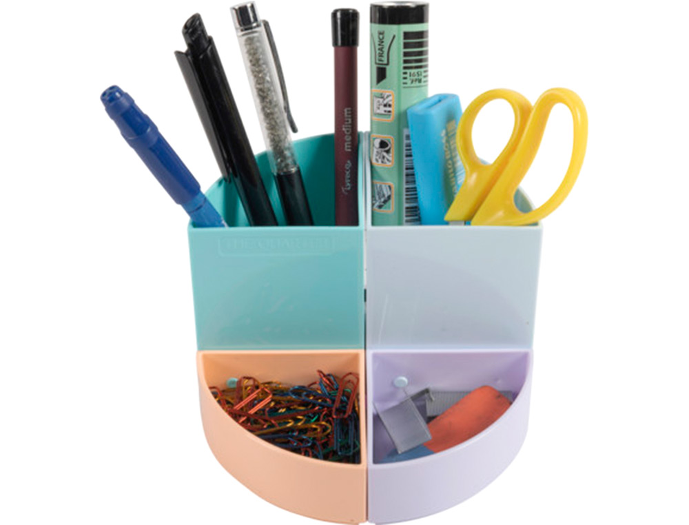 PORTA LAPIS EXACOMPTA AQUAREL THE QUARTER MODULABLE CORES PASTEL