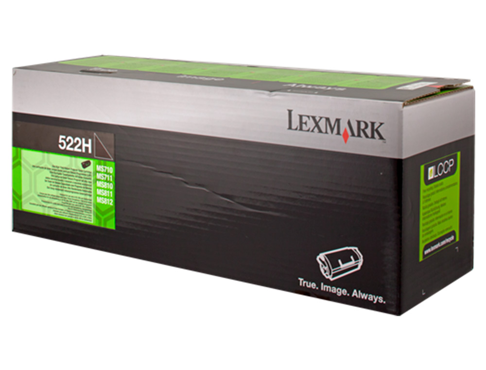 TONER LASER LEXMARK 522H PRETO