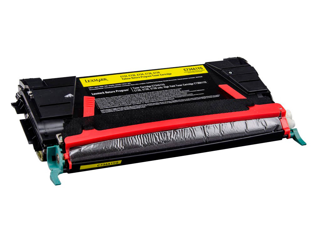 TONER LASER LEXMARK C734 AMARELO 6000 PAGINAS