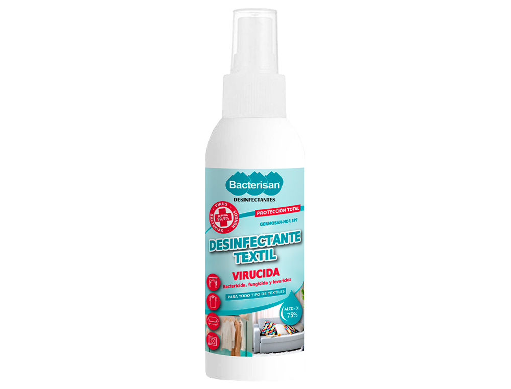 DESINFETANTE BACTERISAN GERMOSAN-NOR BP7 VIRUCIDA PARA TEXTIL EXPOSITOR DE 24 FRASCOS PULVERIZADOR DE 60 ML