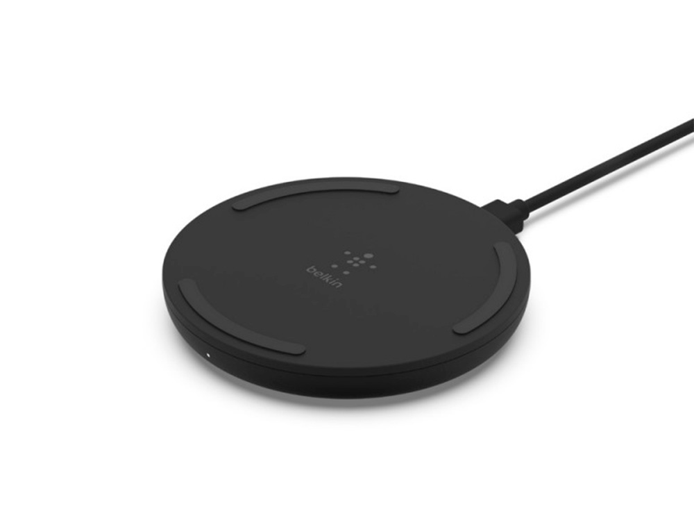 BASE DE CARREGAMENTO SEM FIOS BELKIN WIA001VFBK BOOST CHARGE 10W + CARREGADOR QC 3.0 24W COR PRETO