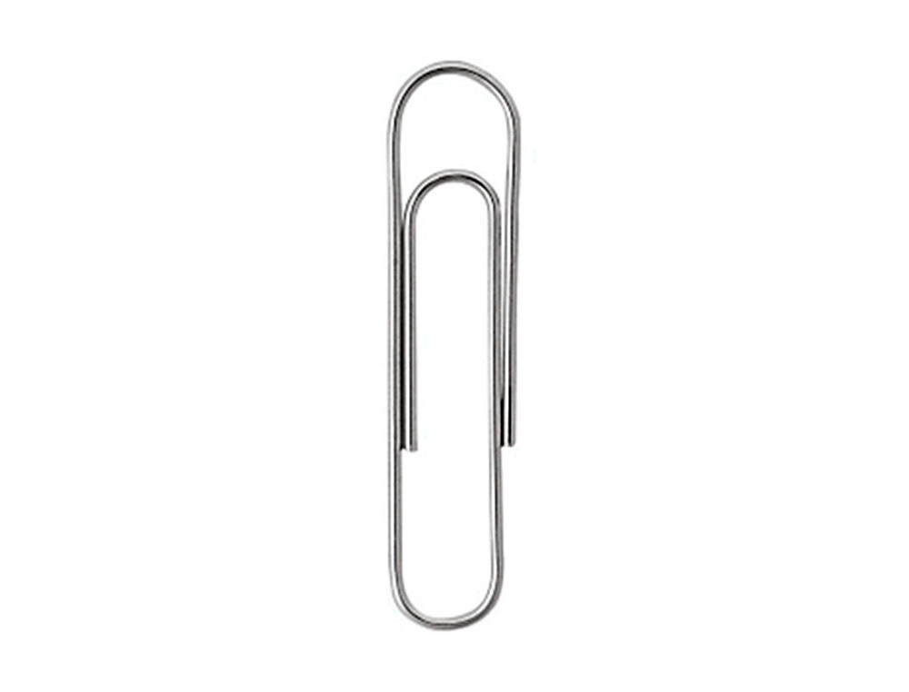 CLIPS ZINCO Q-CONNECT N 1 LABIADOS 20 MM CAIXA DE 100 UNIDADES