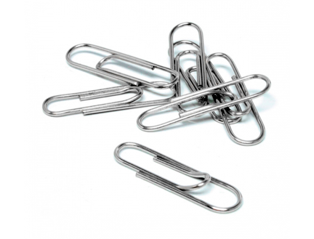 CLIPS ZINCO Q-CONNECT N 1 LABIADOS 20 MM CAIXA DE 100 UNIDADES