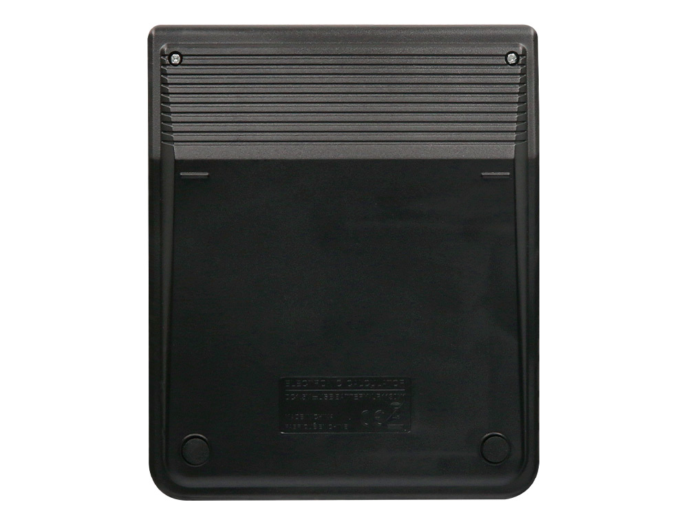 CALCULADORA LIDERPAPEL DE SECRETARIA XF16 8 DIGITOS SOLAR E PILHAS COR PRETO 127X105X24 MM