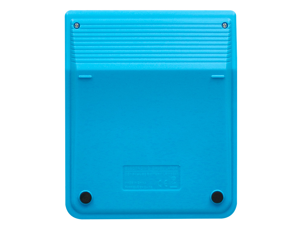 CALCULADORA LIDERPAPEL DE SECRETARIA XF21 10 DIGITOS SOLAR E PILHAS COR AZUL 127X105X24 MM