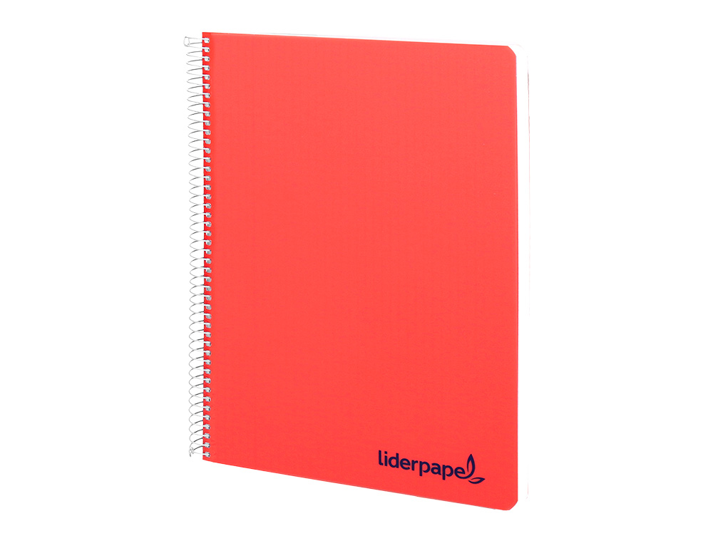 CADERNO ESPIRAL LIDERPAPEL WONDER DIN A5 CAPA PLASTICO 80 F 90 GR QUADRICULA 5MM COM MARGEM CORES SORTIDAS