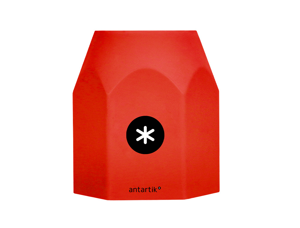 PORTA LAPIS ANTARTIK SILICONE HEXAGONAL CORES SORTIDAS INTENSAS AZUL MOSTARDA PRETO E VERMELHO