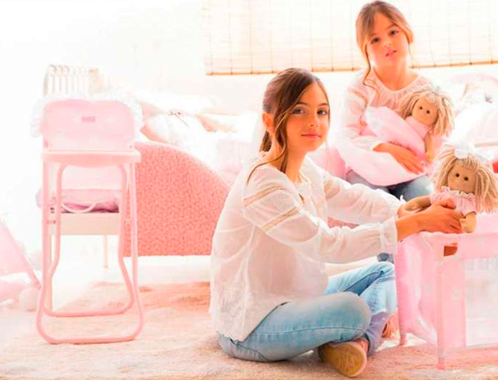 CADEIRINHA DE REFEICAO COM BANDEJA CARLOTA COR ROSA 330X260X600 MM