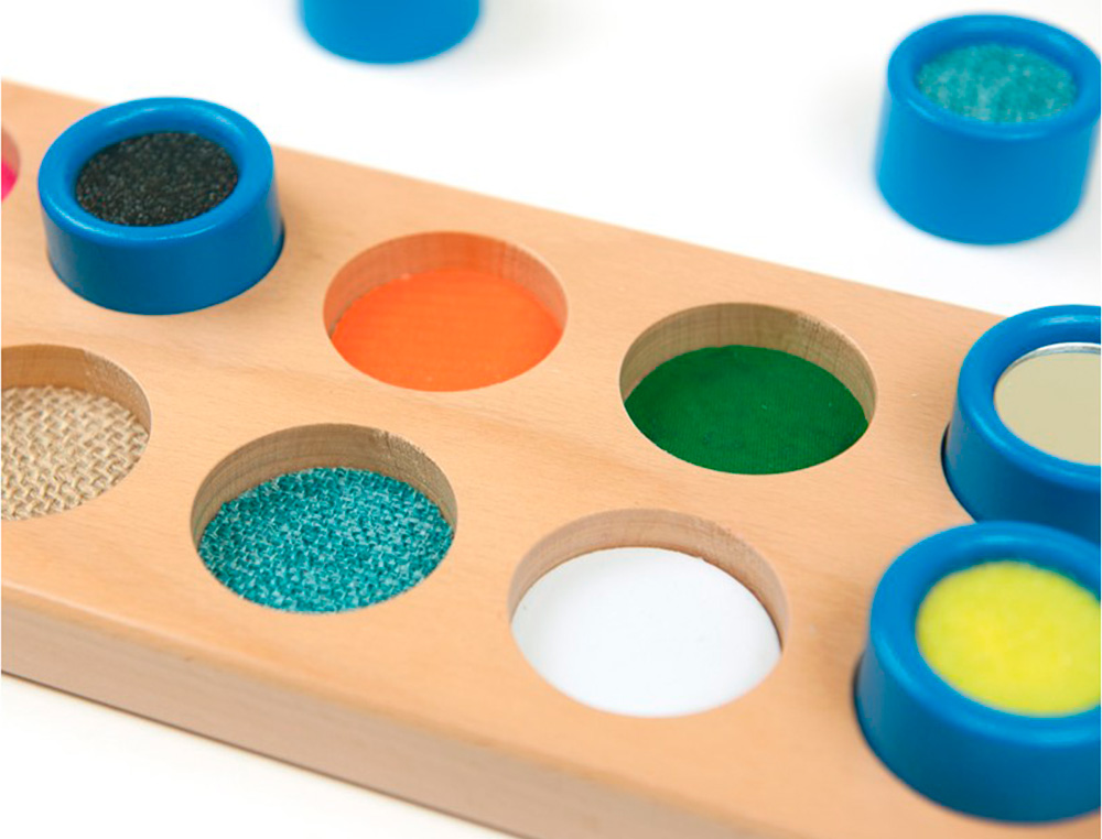 JOGO DIDATICO ANDREUTOYS CUBOS TATEIS 10 TEXTURAS