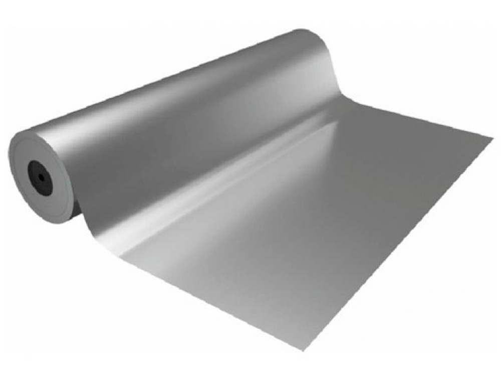 PAPEL FANTASIA BASIKA METALIZADO PRATA BOBINE LARGURA 62 CM COMPRIMENTO 80 M