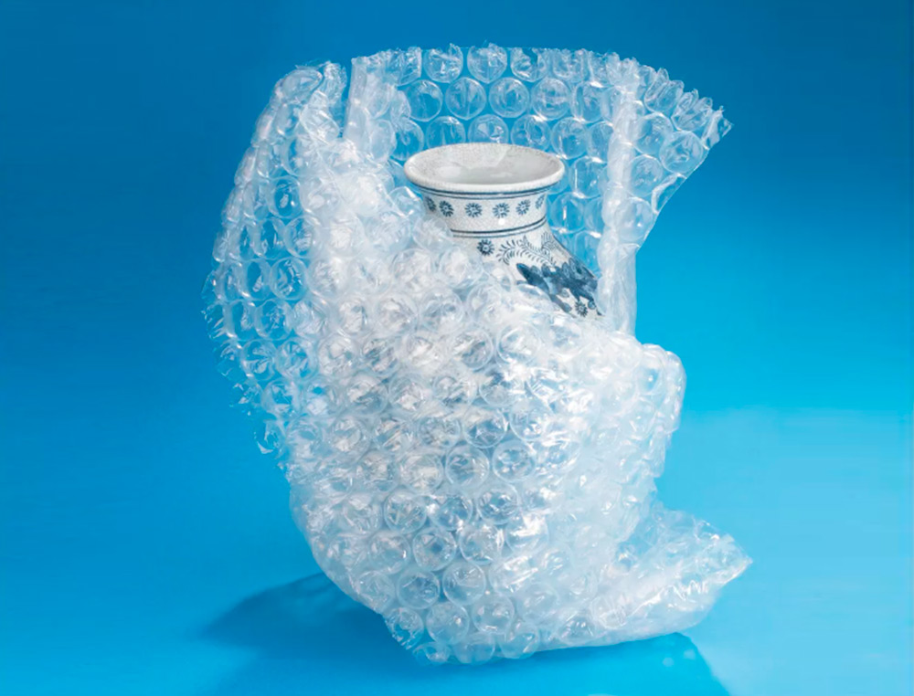PLASTICO COM BOLHAS LIDERPAPEL ECOUSE 0.40X200M 30% DE PLASTICO RECICLADO