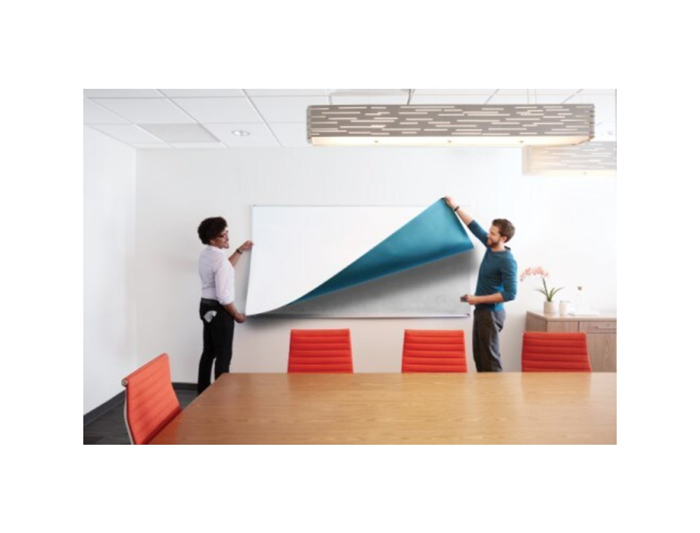 QUADRO BRANCO POST-IT SUPER STICKY FLEX ROLO ADESIVO REMOVIVEL 91,4X121,9 CM