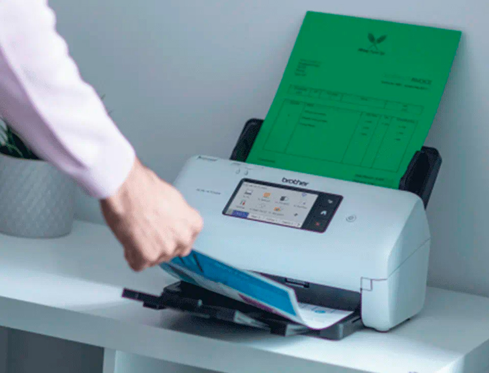 SCANNER BROTHER DE SECRETARIA ADS-4700W DUPLA FACE TAMANHO A4 RESOLUCAO 600 PPP VELOCIDADE 80 PPM USB 3.0 WIFI