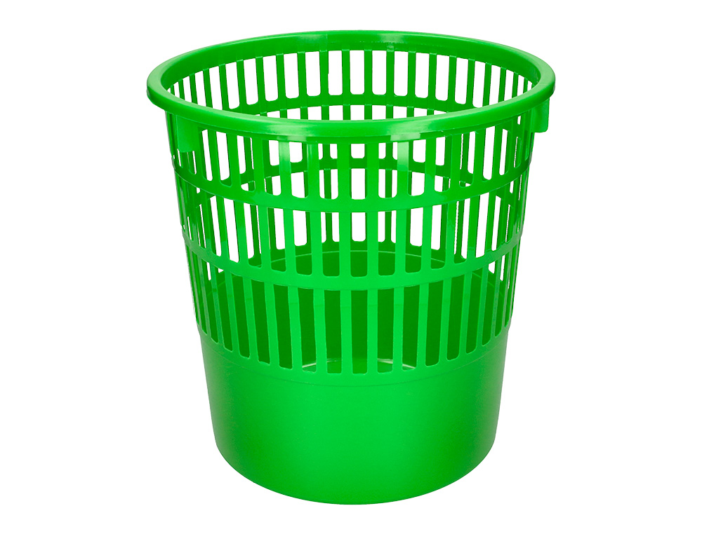CESTO DE PAPEIS Q-CONNECT PLASTICO 15 LITROS COR VERDE 285 X 290 MM