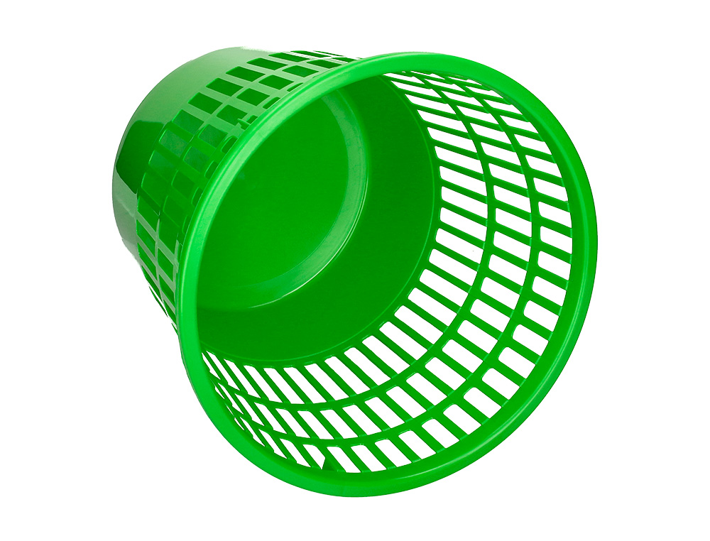 CESTO DE PAPEIS Q-CONNECT PLASTICO 15 LITROS COR VERDE 285 X 290 MM