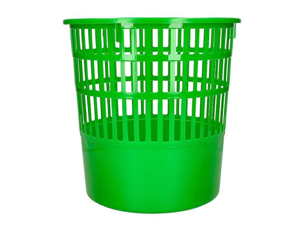 CESTO DE PAPEIS Q-CONNECT PLASTICO 15 LITROS COR VERDE 285 X 290 MM