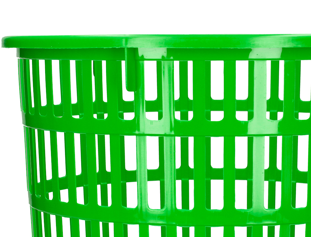 CESTO DE PAPEIS Q-CONNECT PLASTICO 15 LITROS COR VERDE 285 X 290 MM