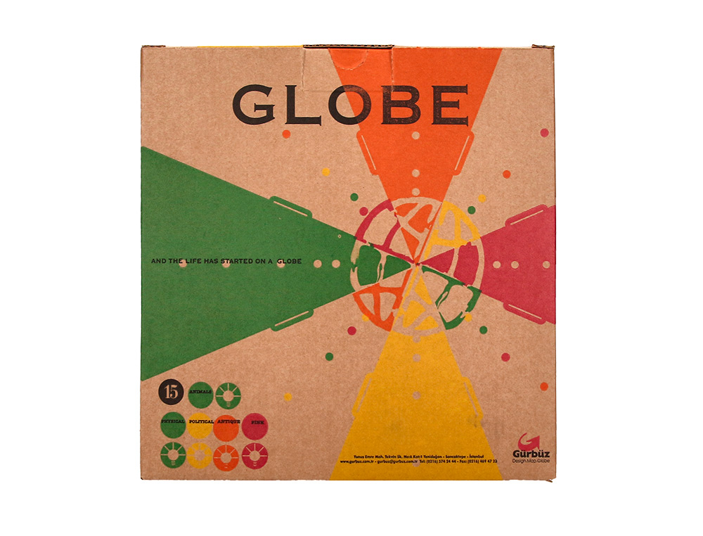 GLOBO LIDERPAPEL MAPA POLITICO DIAMETRO 15 CM