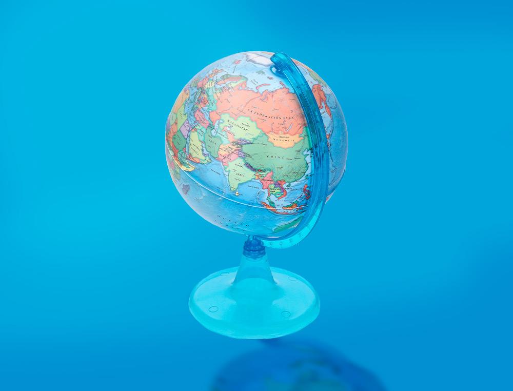GLOBO LIDERPAPEL MAPA POLITICO DIAMETRO 15 CM