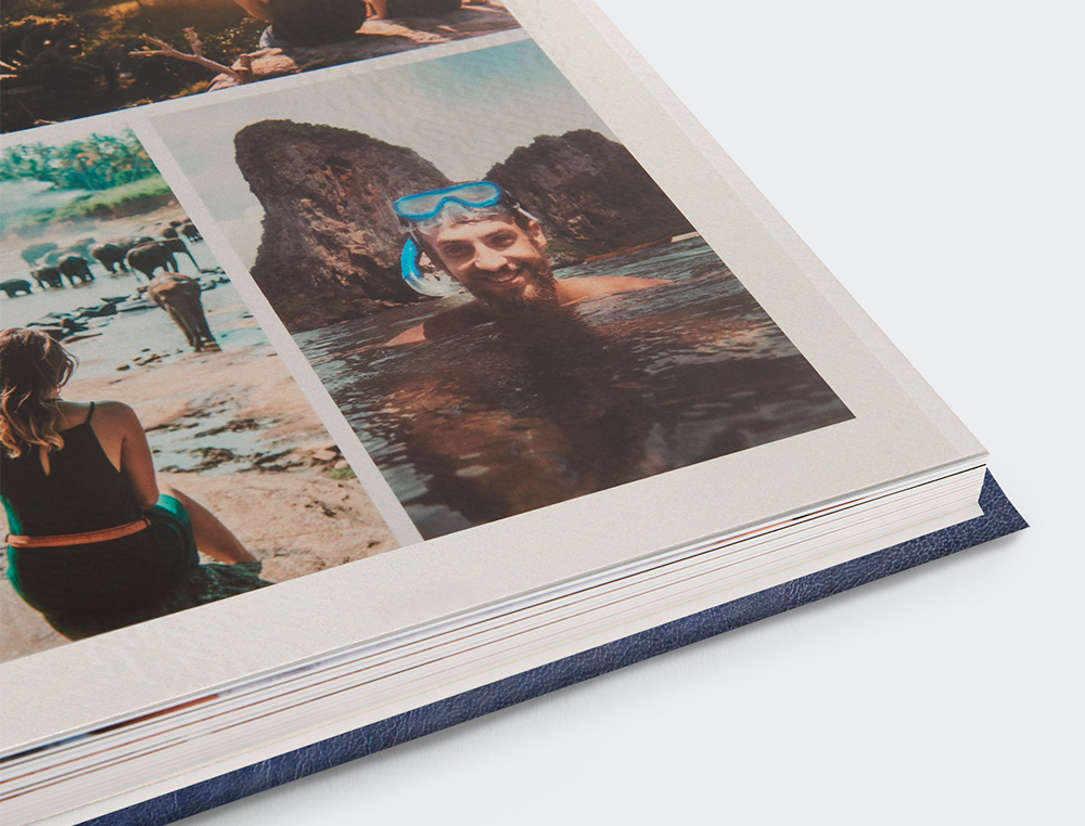 ALBUM DE FOTOS LIDERPAPEL ANEIS SERIE CLASSIC COM 20 FOLHAS AUTOADESIVAS COR AZUL