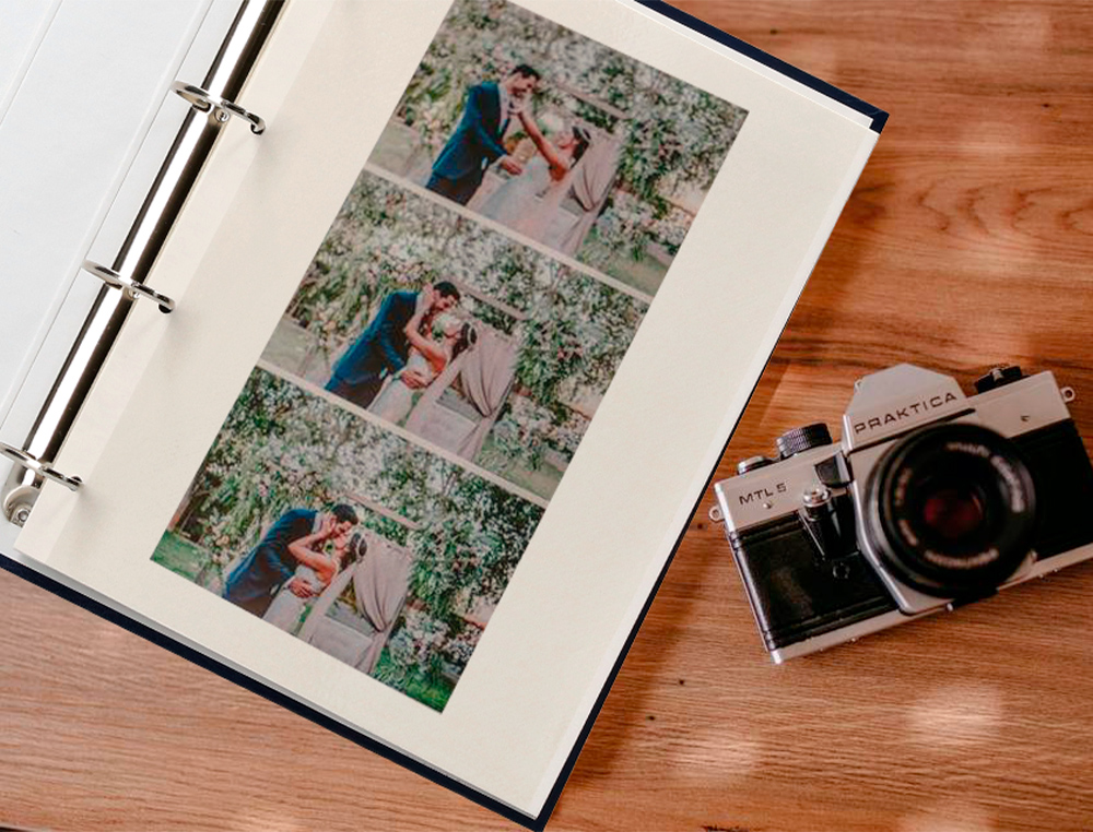 ALBUM DE FOTOS LIDERPAPEL ANEIS SERIE CLASSIC COM 20 FOLHAS AUTOADESIVAS COR AZUL