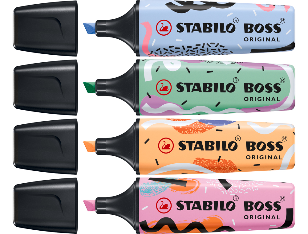 MARCADOR FLUORESCENTE STABILO BOSS ORIGINAL PASTEL BY JU SCHNEE FUCSIA