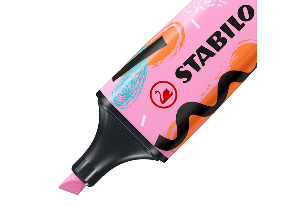 MARCADOR FLUORESCENTE STABILO BOSS ORIGINAL PASTEL BY JU SCHNEE FUCSIA