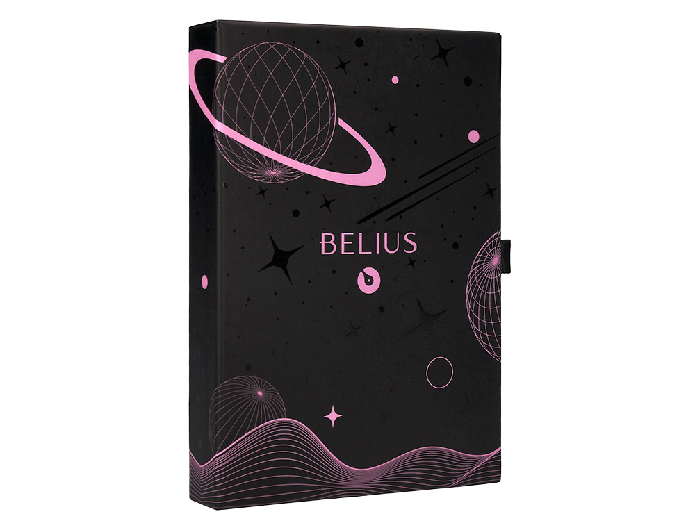 ROLLER E BOLSA EM IMITACAO PELE BELIUS SPACE B DESENHO MINIMALISTA ROSA TINTA AZUL CAIXA DESIGN