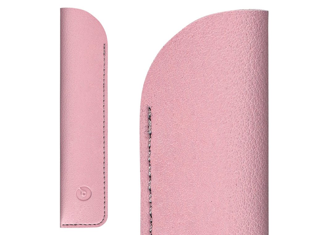 ROLLER E BOLSA EM IMITACAO PELE BELIUS SPACE B DESENHO MINIMALISTA ROSA TINTA AZUL CAIXA DESIGN