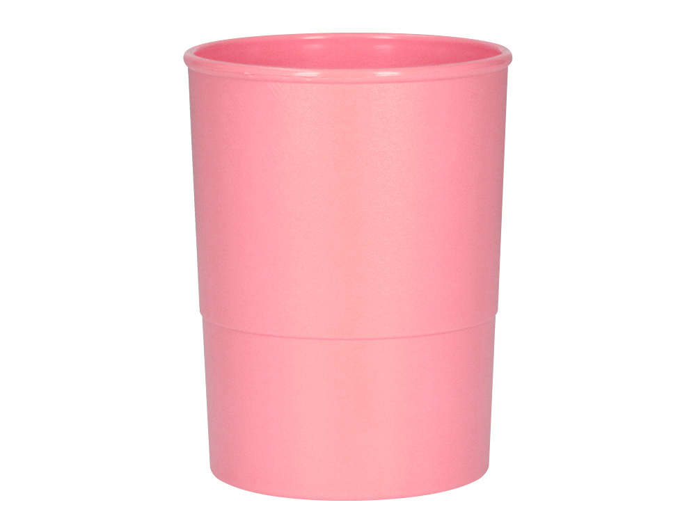 PORTA LAPIS Q-CONNECT PLASTICO ROSA PASTEL