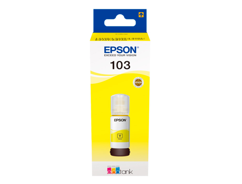 TINTA EPSON ECOTANK 103 L3110/3150/3151/5190 AMARELO GARRAFA DE 65 ML