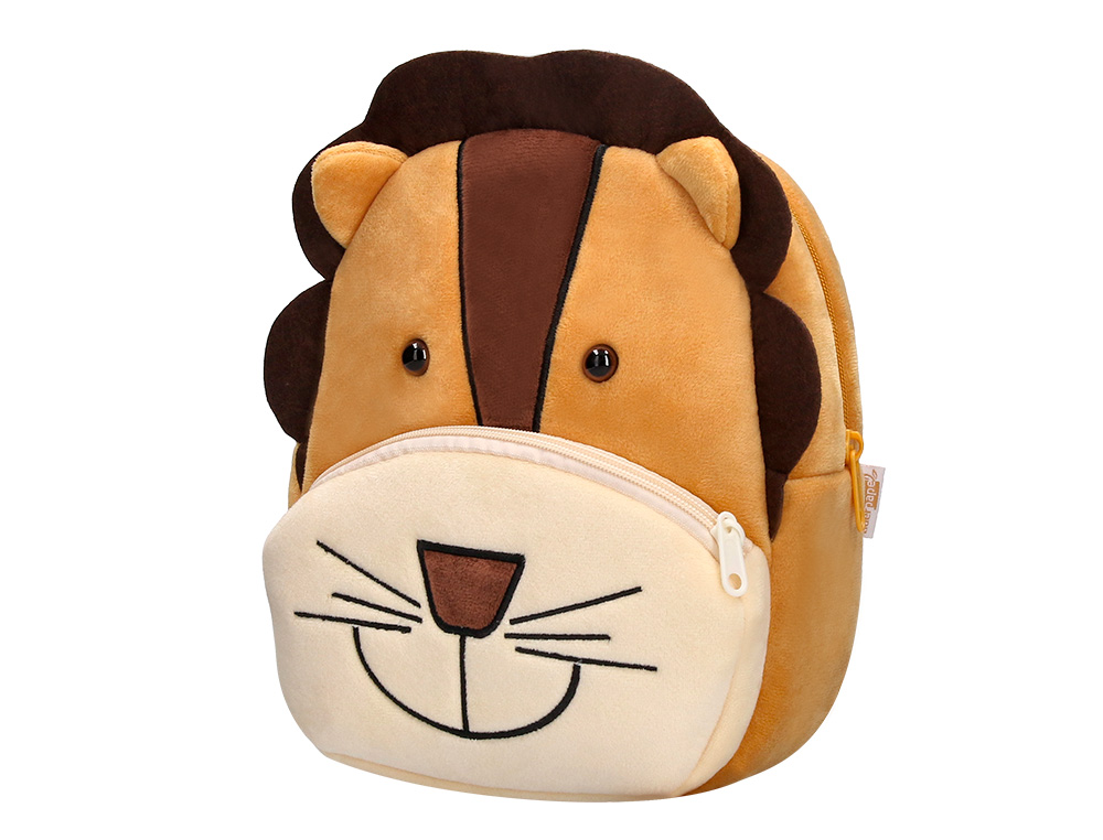 MOCHILA INFANTIL LIDERPAPEL LEAO PELUCHE 260X100X240 MM