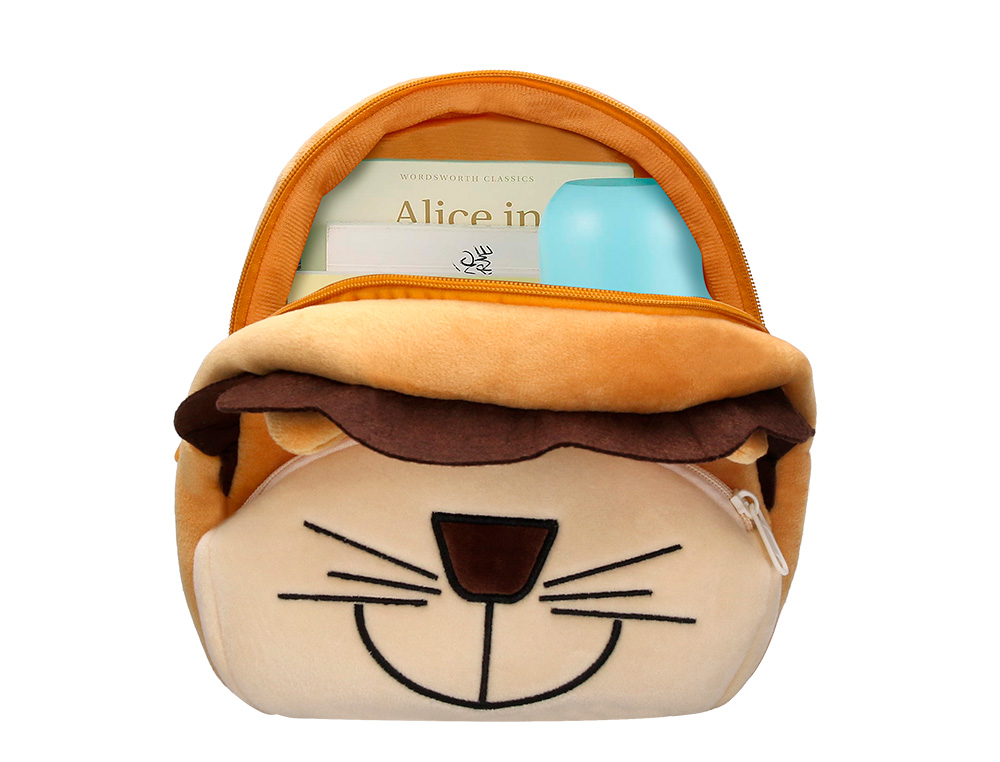 MOCHILA INFANTIL LIDERPAPEL LEAO PELUCHE 260X100X240 MM