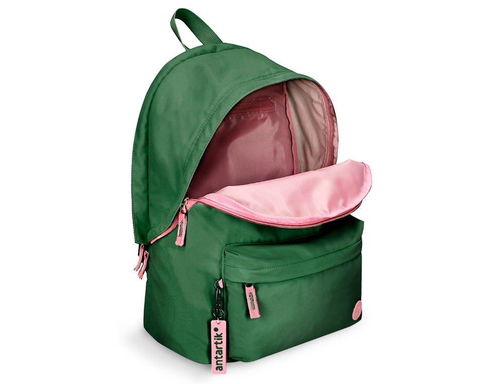 MOCHILA ANTARTIK TEENS 20L COMPARTIMENTO PARA PORTATIL COR VERDE 420X160X300 MM