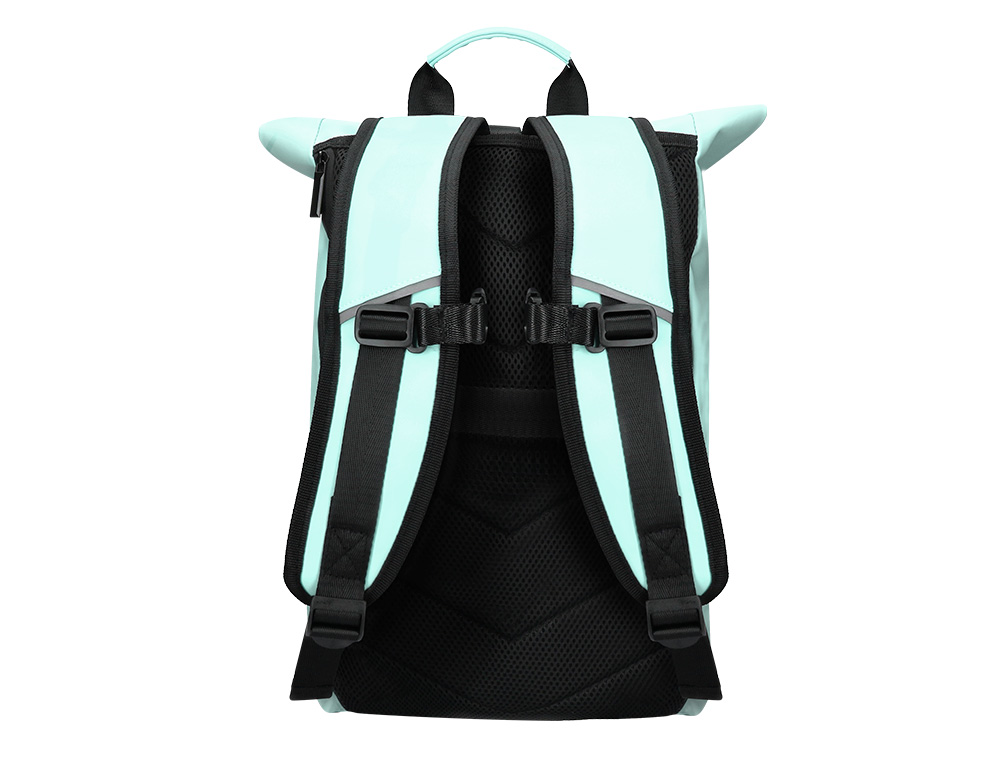 MOCHILA ANTARTIK WATERPROOF ENROLAVEL DESIGN CASUAL COR TURQUESA 480X130X280 MM
