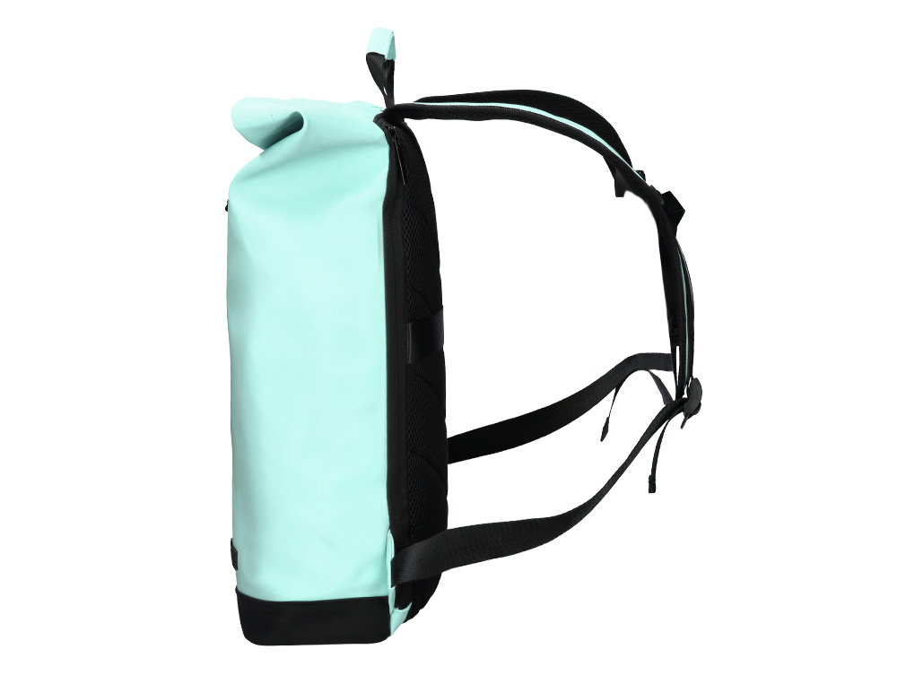 MOCHILA ANTARTIK WATERPROOF ENROLAVEL DESIGN CASUAL COR TURQUESA 480X130X280 MM