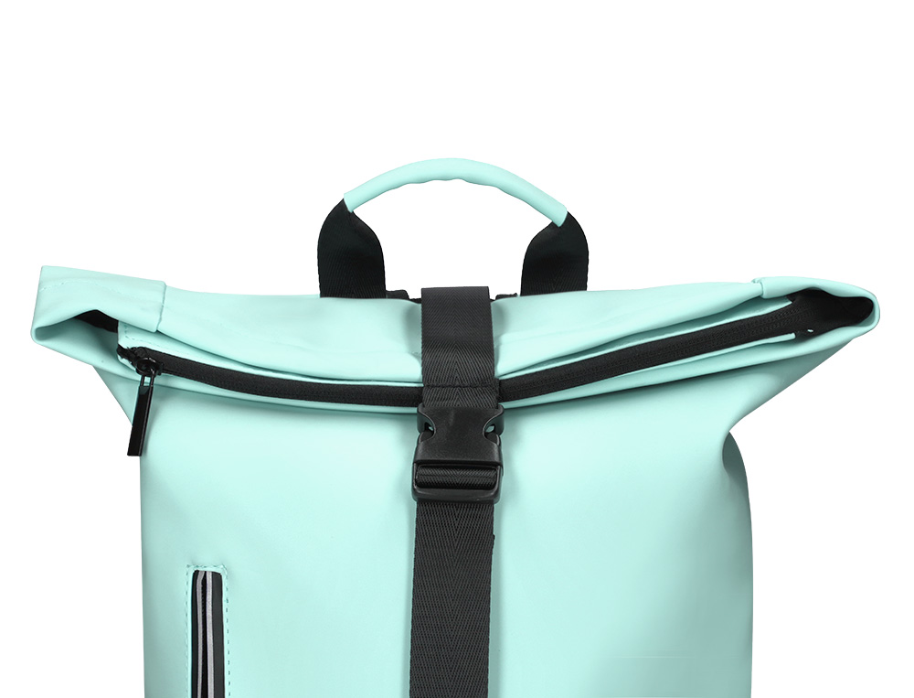 MOCHILA ANTARTIK WATERPROOF ENROLAVEL DESIGN CASUAL COR TURQUESA 480X130X280 MM