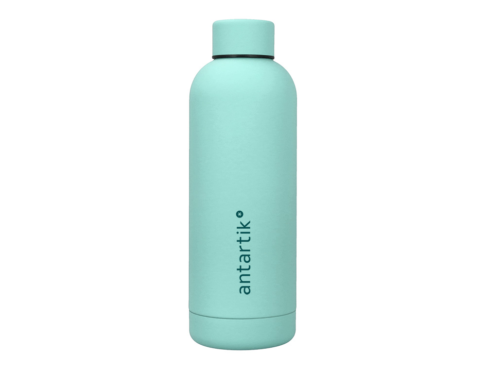 GARRAFA ANTARTIK ISOTERMICA ACO INOXIDAVEL LIVRE DE BPA COR MENTA 500 ML