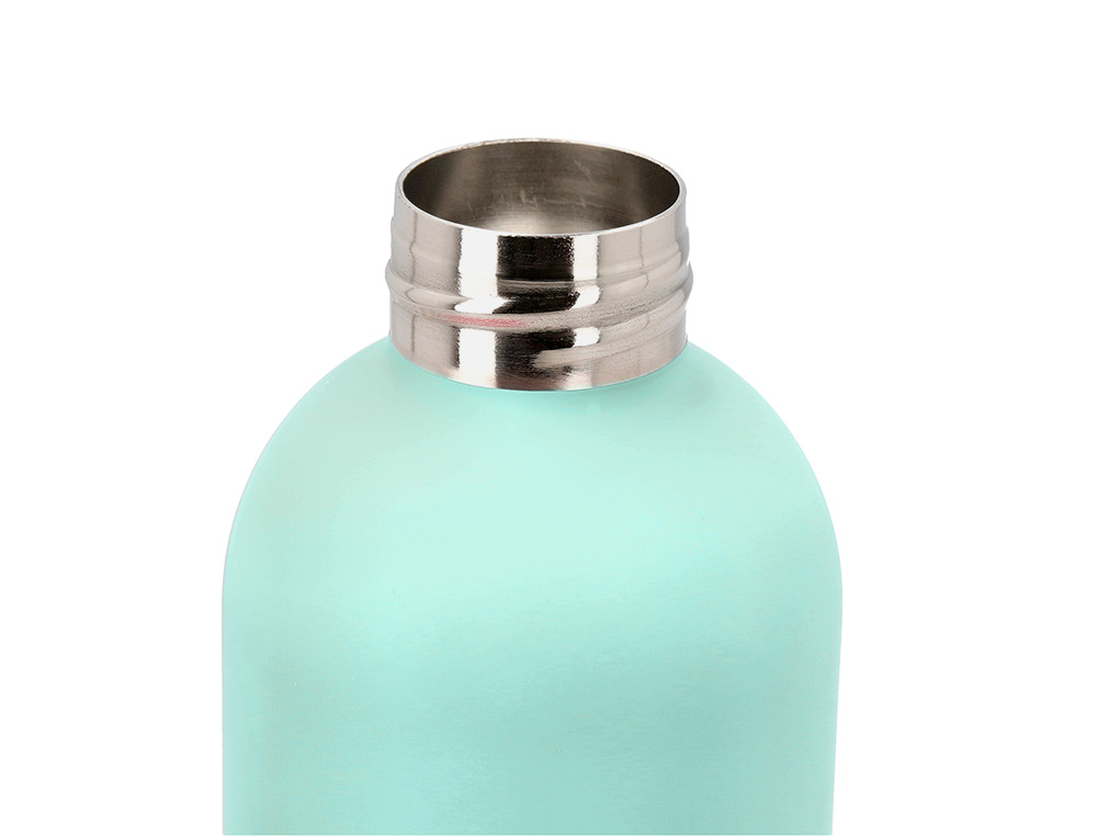 GARRAFA ANTARTIK ISOTERMICA ACO INOXIDAVEL LIVRE DE BPA COR MENTA 500 ML