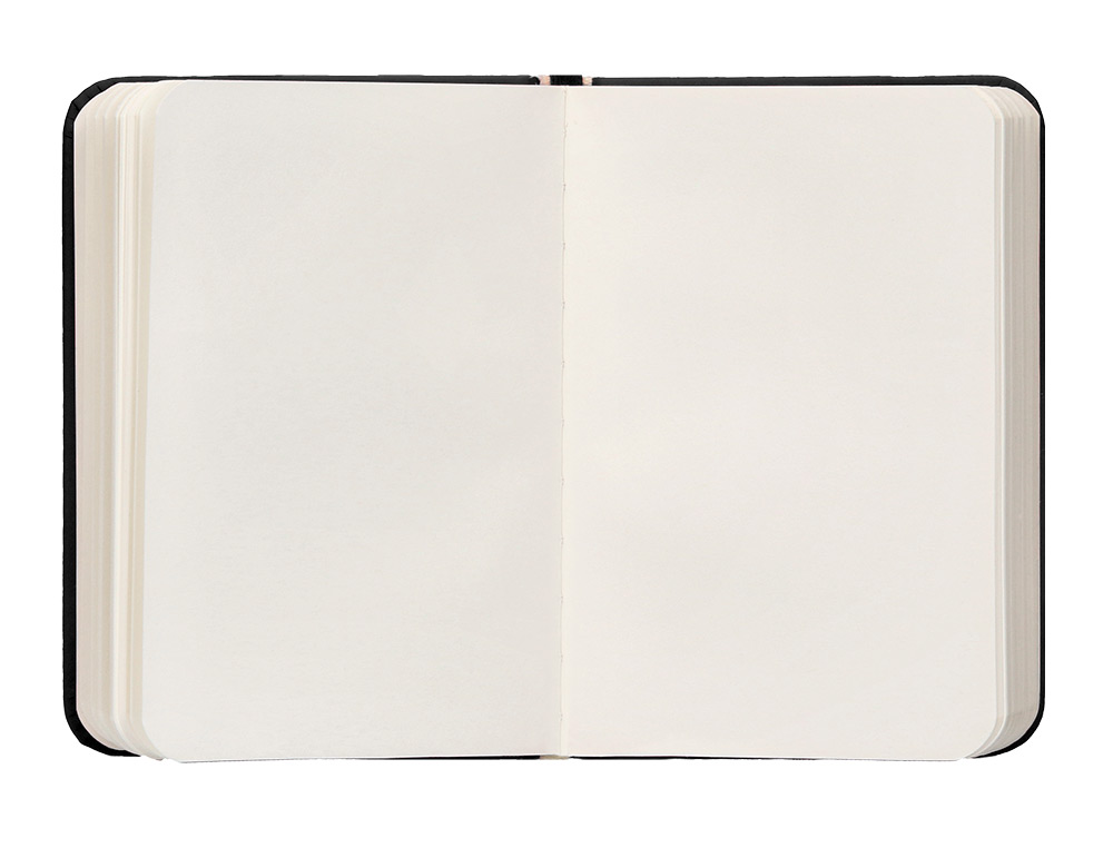 CADERNO COM ELASTICO ANTARTIK NOTES CAPA DURA A7 LISO PRETO 80 FOLHAS 80 GR FSC