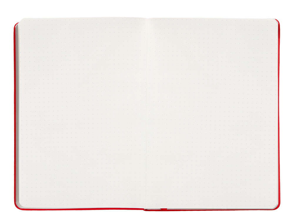 CADERNO COM ELASTICO ANTARTIK NOTES CAPA DURA A5 PONTILHADO VERMELHO 100 FOLHAS 80 GR FSC
