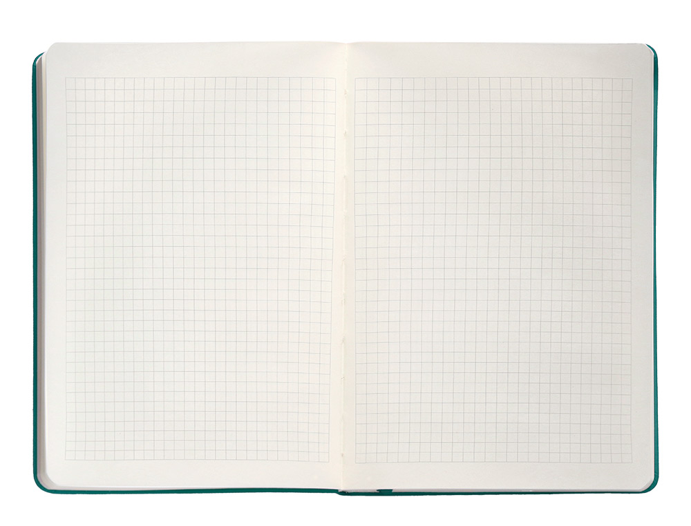 CADERNO COM ELASTICO ANTARTIK NOTES CAPA DURA A5 QUADRICULADO VERDE AGUA-MARINHA 100 FOLHAS 80 GR FSC