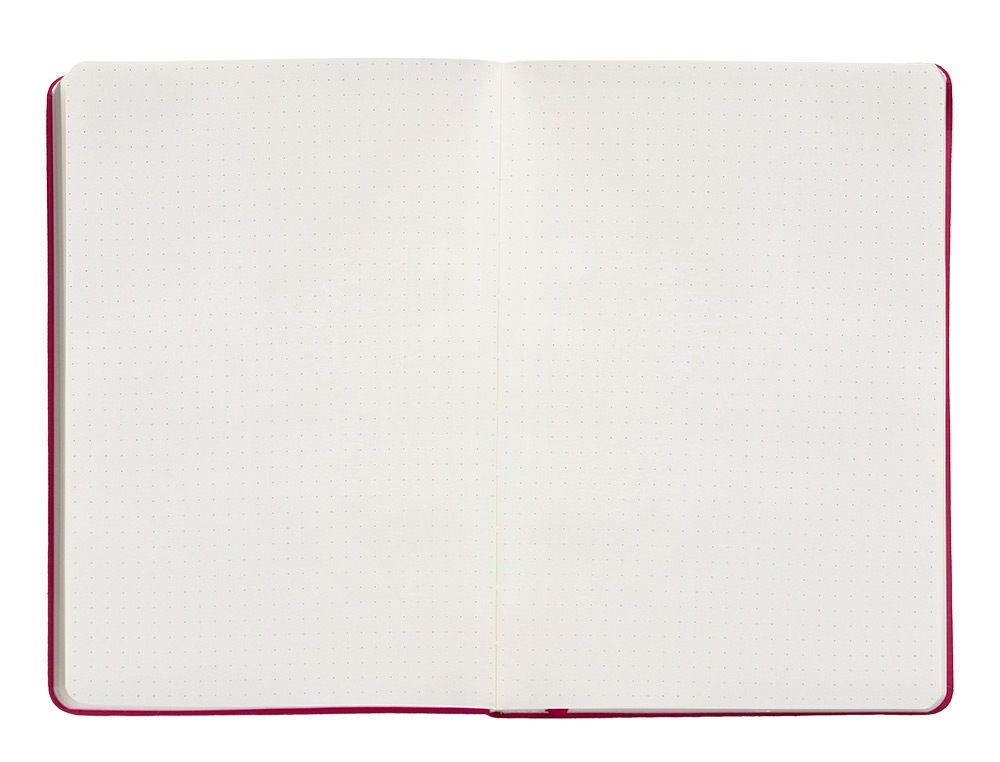 CADERNO COM ELASTICO ANTARTIK NOTES CAPA DURA A5 PONTILHADO FUCSIA 100 FOLHAS 80 GR FSC