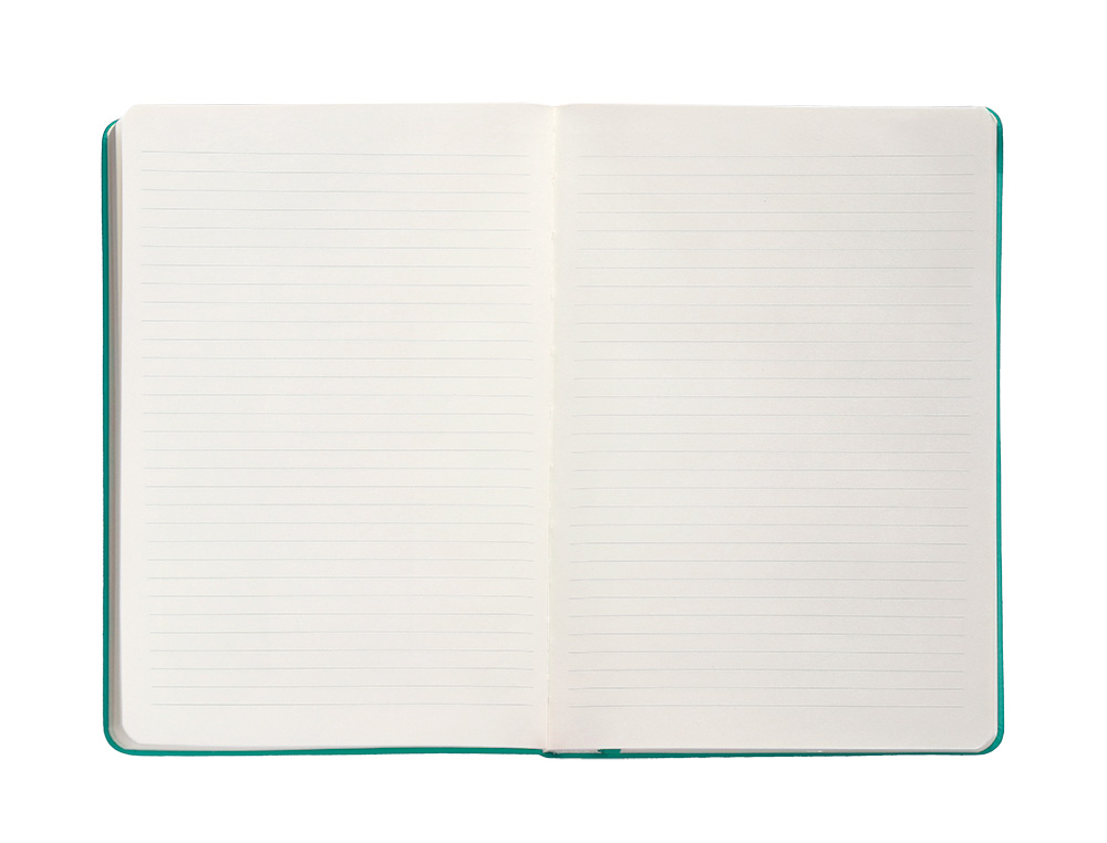 CADERNO COM ELASTICO ANTARTIK NOTES CAPA DURA A4 PAUTADO TURQUESA 100 FOLHAS 80 GR FSC