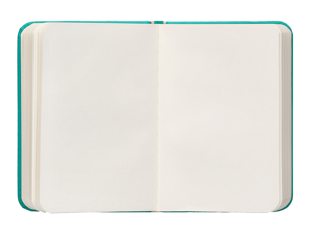 CADERNO COM ELASTICO ANTARTIK NOTES CAPA DURA A7 LISO TURQUESA 80 FOLHAS 80 GR FSC