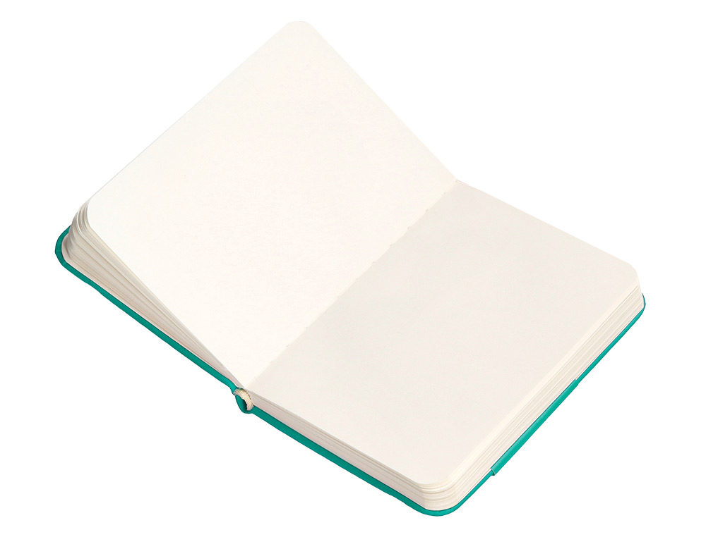 CADERNO COM ELASTICO ANTARTIK NOTES CAPA DURA A7 LISO TURQUESA 80 FOLHAS 80 GR FSC