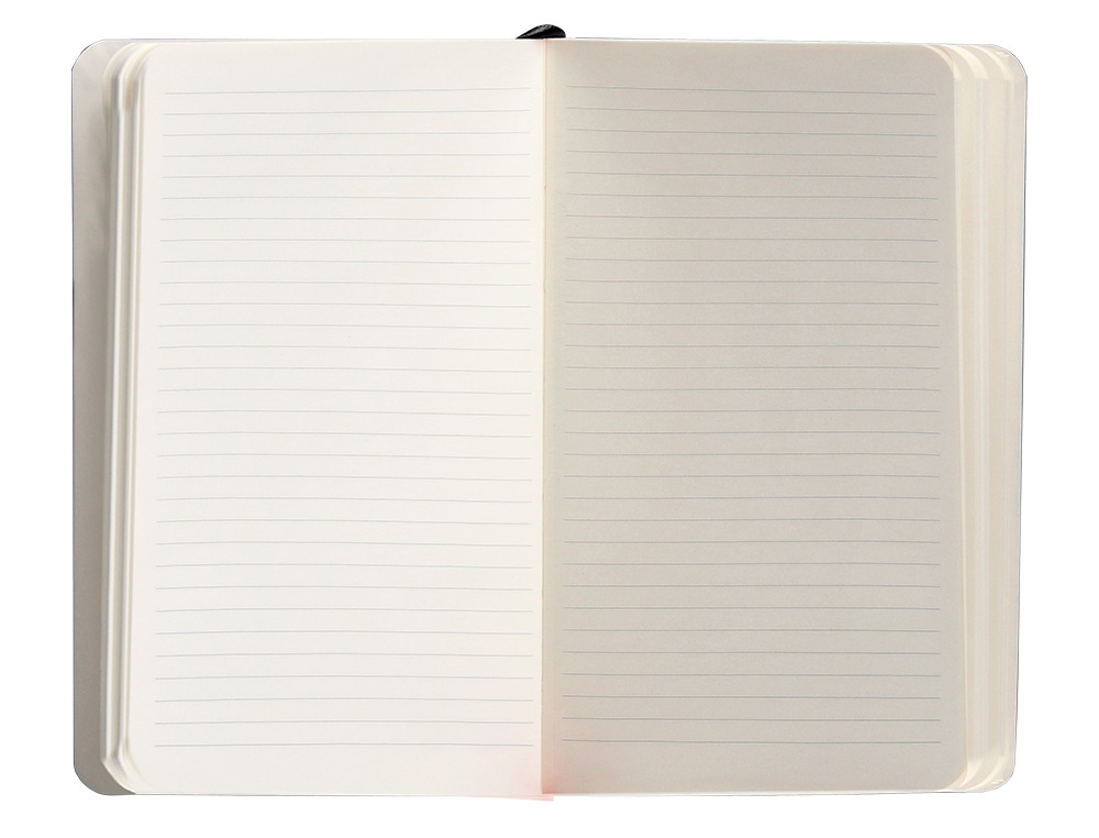 CADERNO COM ELASTICO ANTARTIK NOTES CAPA MOLE A6 PAUTADO PRETO 100 FOLHAS 80 GR FSC