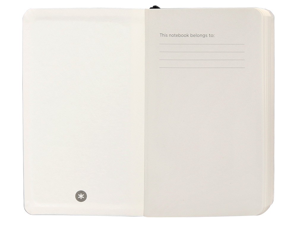 CADERNO COM ELASTICO ANTARTIK NOTES CAPA MOLE A6 PAUTADO PRETO 100 FOLHAS 80 GR FSC